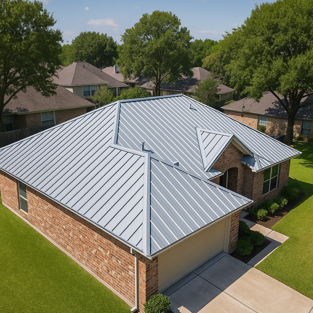 Metal Roof by RISE Roofing Austin TX