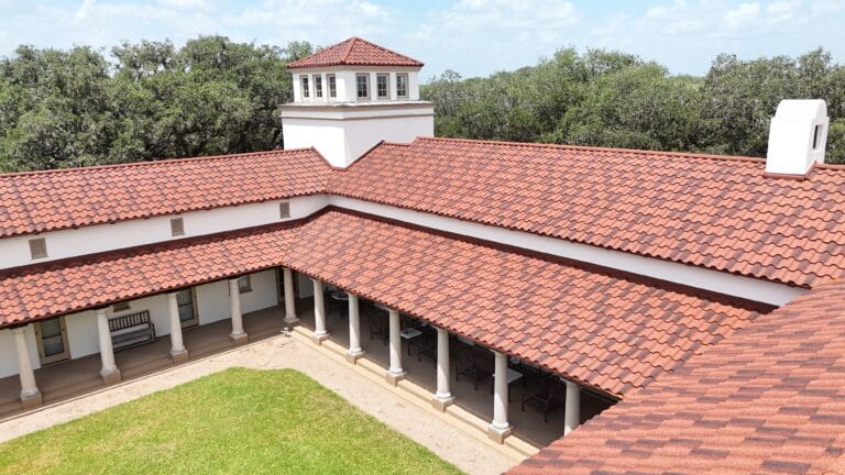 Stone coated steel roof by RISE Roofing in Austin TX